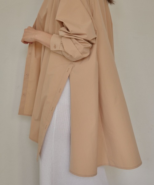 ACYM（アシーム）の「Multi way slit over シャツ（シャツ/ブラウス・レディース・ホワイト/ベージュ・FREE）」の17枚目の写真