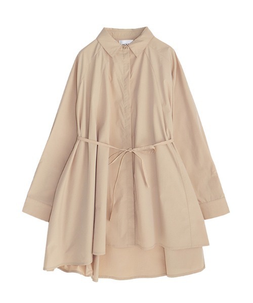 ACYM（アシーム）の「Multi way slit over シャツ（シャツ/ブラウス・レディース・ホワイト/ベージュ・FREE）」の8枚目の写真