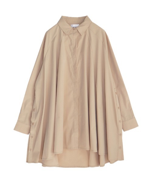 ACYM（アシーム）の「Multi way slit over シャツ（シャツ/ブラウス・レディース・ホワイト/ベージュ・FREE）」の5枚目の写真