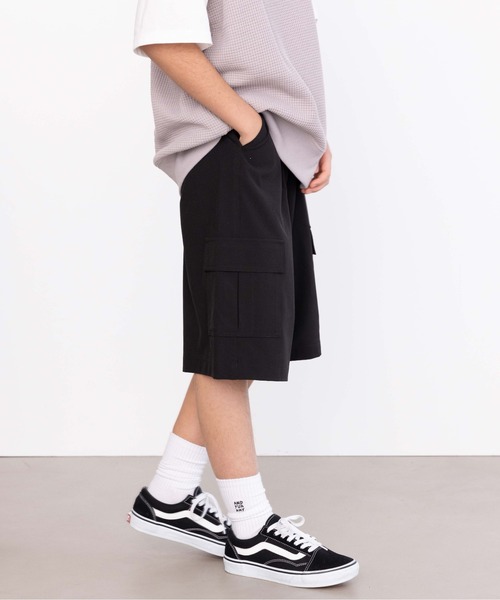 yuni カジュアルパンツ 黒 抽象模様 Discoat パンツ 「新色追加/7サイズ展開」とろみイージーパンツ