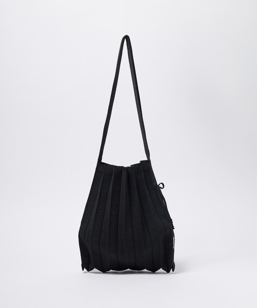Chick（チック）の「▲Pleats Bag / プリーツバッグ ハンドバッグ（ハンドバッグ・メンズ・ブラック/ベージュ/パープル/ピンク/ブルー・ONE SIZE）」の10枚目の写真