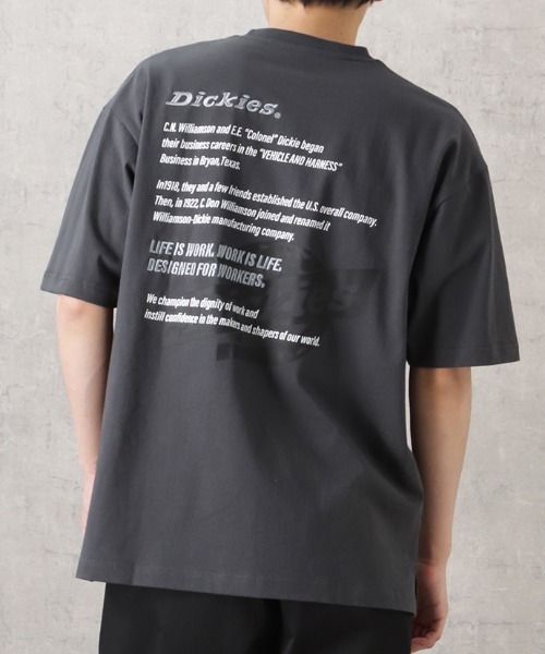 Dickies(ディッキーズ)の「Dickies ディッキーズ グラフィック半袖Tシャツ(Tシャツ/カットソー・メンズ・グレー/ブルー/チャコール/ブラウン・M/L/XL)」の21枚目の写真