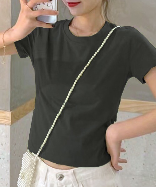 セール】ウエスト見せバックリボンTシャツ（Tシャツ/カットソー