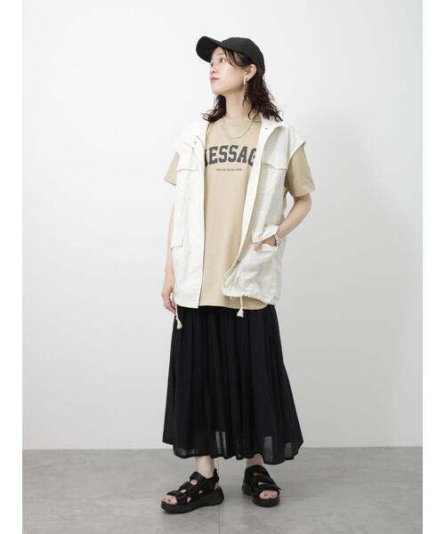 Samansa Mos2 blue(サマンサモスモスブルー)の「厚底スポーツサンダル(サンダル・レディース・ブラック/オフホワイト・M/L)」の13枚目の写真