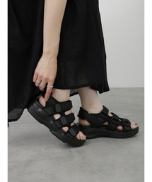 Samansa Mos2 blue | 厚底スポーツサンダル(サンダル)