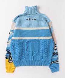 adidas クリスマス セーター タートルネック adidas originals Unisex Xmas Jumper Half Turtleneck Sweater