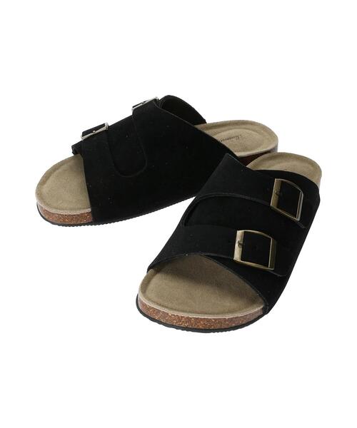 Samansa Mos2（サマンサ モスモス）の「フェイクスエードベルトサンダル（サンダル・レディース・ブラック/ベージュ/モカ・L/M）」の17枚目の写真