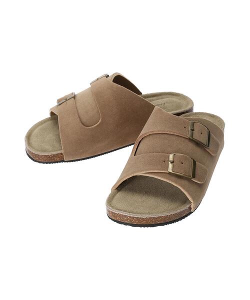 Samansa Mos2（サマンサ モスモス）の「フェイクスエードベルトサンダル（サンダル・レディース・ブラック/ベージュ/モカ・L/M）」の18枚目の写真