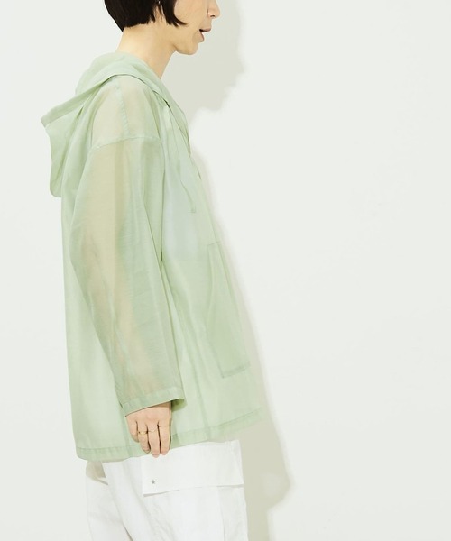 CONVERSE TOKYO（コンバーストウキョウ）の「ORGANDY MEXICAN PARKA（シャツ/ブラウス・レディース・ミント/ホワイト/ブラック/イエロー/ベージュ・FREE）」の13枚目の写真