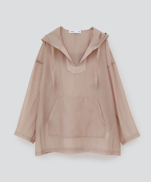 CONVERSE TOKYO（コンバーストウキョウ）の「ORGANDY MEXICAN PARKA（シャツ/ブラウス・レディース・ミント/ホワイト/ブラック/イエロー/ベージュ・FREE）」の20枚目の写真