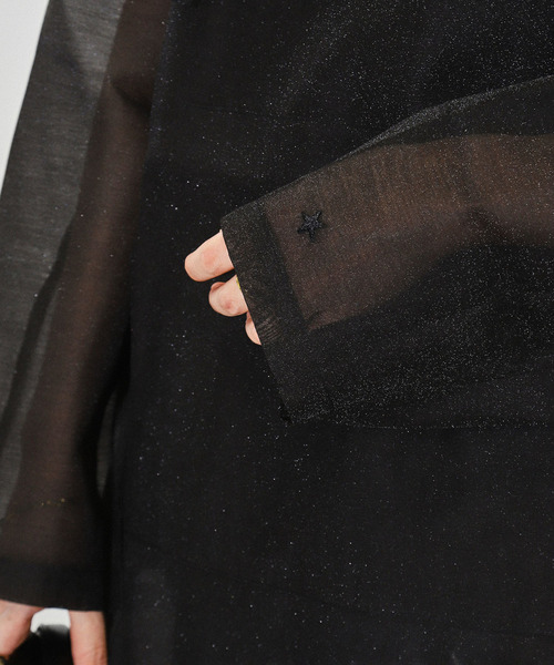 CONVERSE TOKYO（コンバーストウキョウ）の「ORGANDY MEXICAN PARKA（シャツ/ブラウス・レディース・ミント/ホワイト/ブラック/イエロー/ベージュ・FREE）」の10枚目の写真