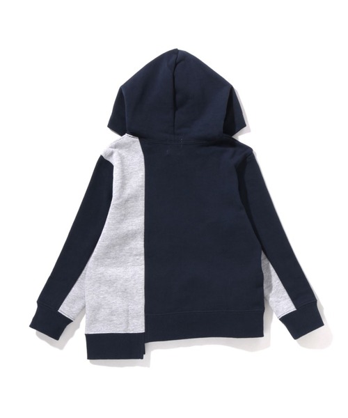 A BATHING APE(アベイシングエイプ)の「BAPE GINGHAM CHECK PATCH PULLOVER HOODIE K(パーカー・キッズ・レッド/ネイビー・130/120/140/110)」の6枚目の写真