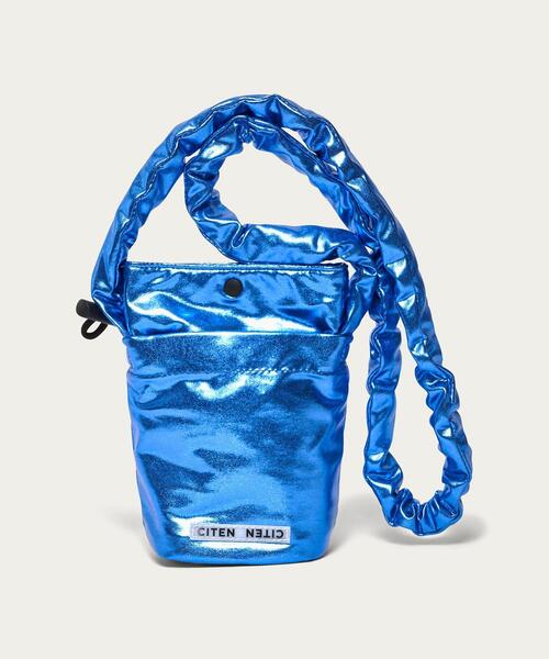 orYANY■タンバリン ショルダーバッグ BLUE STRIPE ロッテ免税店