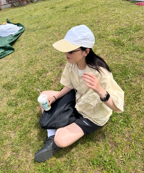 BROKEN BASE（ブロークンベース）の「ビッグシルエットサファリシャツ（シャツ/ブラウス・メンズ・ライトベージュ/ブラック・MEDIUM/LARGE）」の17枚目の写真