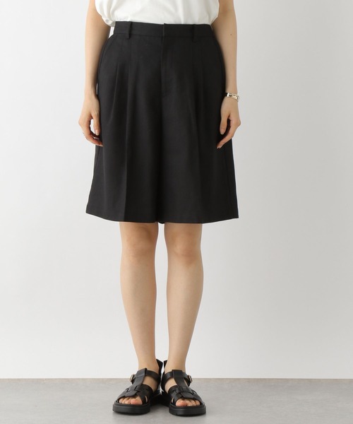 LEPSIM（レプシィム）の「リネン混ツイルハーフパンツ　907097（その他パンツ・レディース・アイボリー/ベージュ/ブラック・MEDIUM/LARGE）」の14枚目の写真