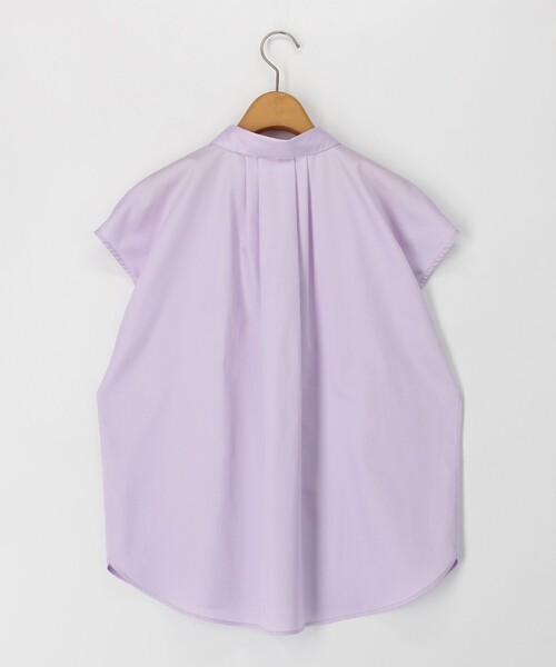 NOLLEY’S（ノーリーズ）の「◇【WEB限定】パール釦フレンチブラウス（シャツ/ブラウス・レディース・ホワイト/ネイビー/ラベンダー/ブラック系その他/ブルー系その他3・36/38）」の11枚目の写真