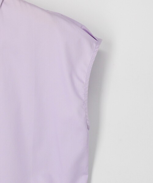 NOLLEY’S（ノーリーズ）の「◇【WEB限定】パール釦フレンチブラウス（シャツ/ブラウス・レディース・ホワイト/ネイビー/ラベンダー/ブラック系その他/ブルー系その他3・36/38）」の9枚目の写真