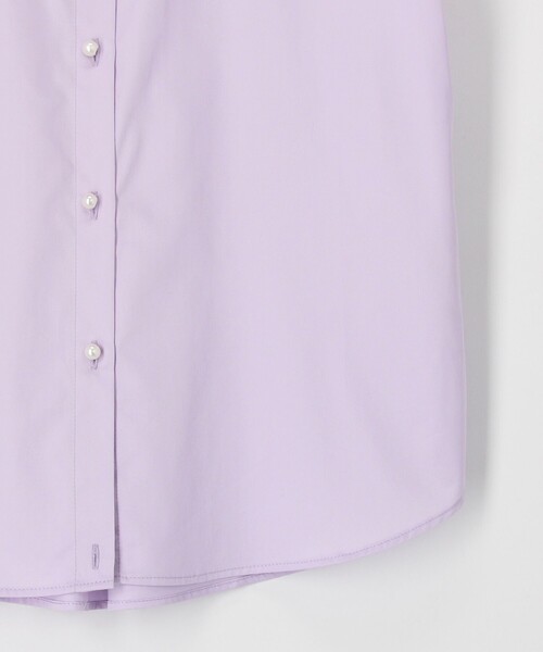 NOLLEY’S（ノーリーズ）の「◇【WEB限定】パール釦フレンチブラウス（シャツ/ブラウス・レディース・ホワイト/ネイビー/ラベンダー/ブラック系その他/ブルー系その他3・36/38）」の8枚目の写真