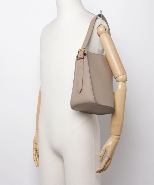 J&M Davidson（ジェイアンドエムデヴィッドソン）の「J&M DAVIDSON MINI QUIVER BUCKET ジェイアンドエムデヴィッドソン ミニ クイバー バケット ハンドバッグ（ハンドバッグ・レディース・ダークブラウン/ベージュ/ブラック・FREE）」の6枚目の写真