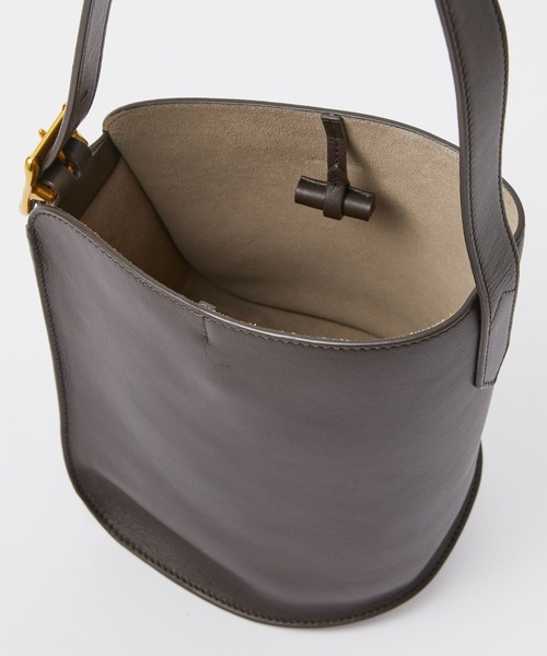 J&M Davidson（ジェイアンドエムデヴィッドソン）の「J&M DAVIDSON MINI QUIVER BUCKET ジェイアンドエムデヴィッドソン ミニ クイバー バケット ハンドバッグ（ハンドバッグ・レディース・ダークブラウン/ベージュ/ブラック・FREE）」の13枚目の写真