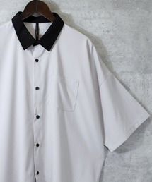 ポリストレッチ クレリックシャツ