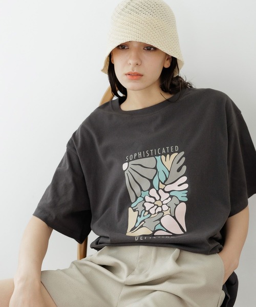 LAKOLE（ラコレ）の「モダンアートTEE / 963526（Tシャツ/カットソー