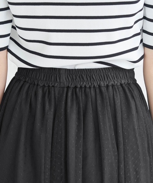 ROPE' PICNIC（ロペピクニック）の「チュールスカート（スカート・レディース・ブラック/ブラウン/キナリ・38）」の20枚目の写真