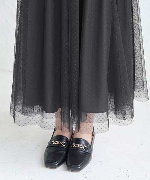 ROPE' PICNIC（ロペピクニック）の「チュールスカート（スカート・レディース・ブラック/ブラウン/キナリ・38）」の22枚目の写真
