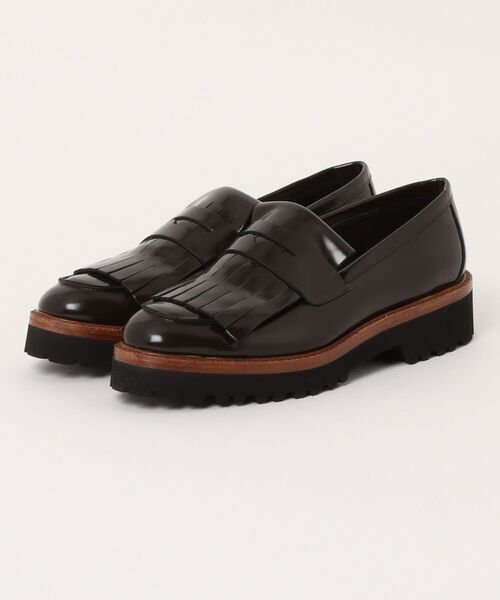 FABIO RUSCONI(ファビオルスコーニ)の「【FABIO RUSCONI】タンクソールキルト付きローファー(F31616)(ローファー・レディース・ブラック/ダークブラウン・36/38/37/40/35/39)」の8枚目の写真