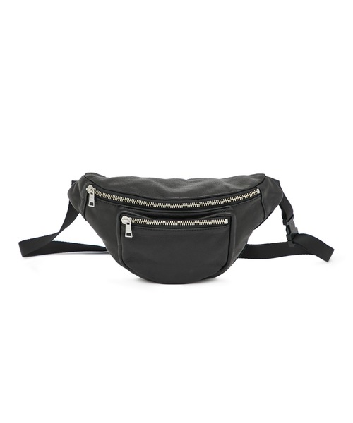 STUDIOUS(ステュディオス)の「【PUBLIC TOKYO/パブリックトウキョウ】レザーウエストポーチ(ボディバッグ/ウエストポーチ・メンズ・ブラック・FREE)」の12枚目の写真