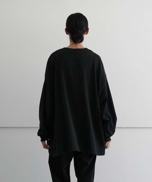 EVCON(エビコン)の「【EXCLUSIVE】EVCON WIDE L/S TEE(Tシャツ/カットソー・メンズ・ブラック/ホワイト・5)」の4枚目の写真