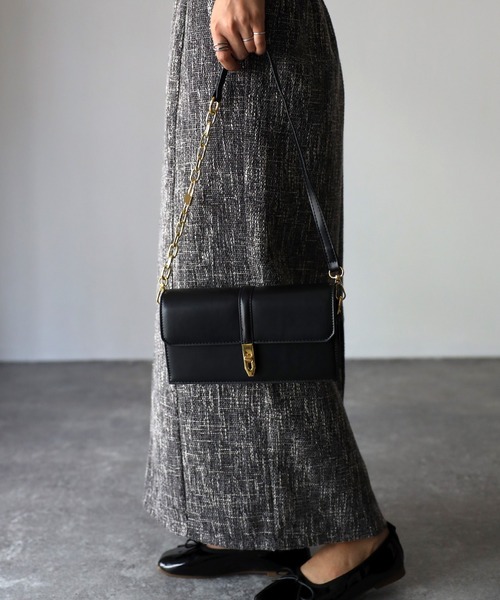 Riberry（リベリー）の「ベルトデザインミニショルダーバッグ（ショルダーバッグ・レディース・ブラウン/ホワイト/ベージュ/ブラック・FREE）」の22枚目の写真