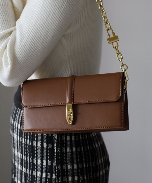 Riberry（リベリー）の「ベルトデザインミニショルダーバッグ（ショルダーバッグ・レディース・ブラウン/ホワイト/ベージュ/ブラック・FREE）」の11枚目の写真