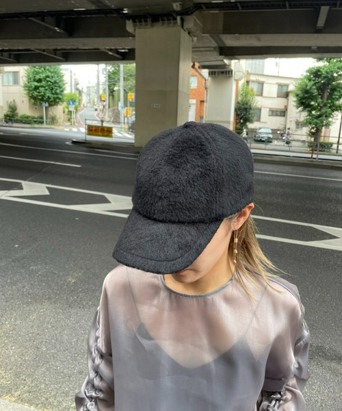 AIC.(エーアイシー)の「シャギーアジャスターキャップ(キャップ・レディース・ベージュ/ブラック・FREE)」の1枚目の写真