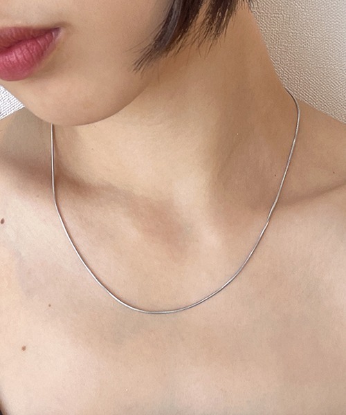 SEN TOKYO(セントーキョー)の「金属アレルギー対応 ニュアンスデザイン マルチパターン サージカルステンレス ネックレス(ネックレス・レディース・シルバー系その他2/ゴールド系その他5/シルバー系その他3/ゴールド系その他6/シルバー/ゴールド系その他3/ゴールド/ゴールド系その他4/ゴールド系その他2/シルバー系その他6/シルバー系その他5/ゴールド系その他/シルバー系その他4/シルバー系その他・FREE)」の2枚目の写真
