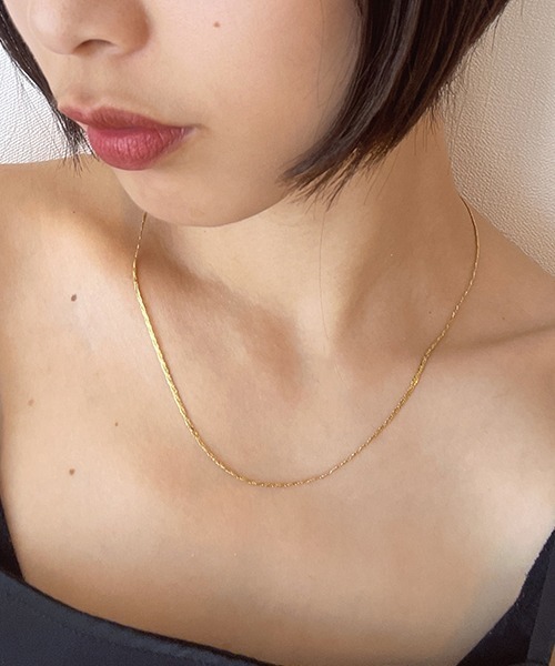 SEN TOKYO(セントーキョー)の「金属アレルギー対応 ニュアンスデザイン マルチパターン サージカルステンレス ネックレス(ネックレス・レディース・シルバー系その他2/ゴールド系その他5/シルバー系その他3/ゴールド系その他6/シルバー/ゴールド系その他3/ゴールド/ゴールド系その他4/ゴールド系その他2/シルバー系その他6/シルバー系その他5/ゴールド系その他/シルバー系その他4/シルバー系その他・FREE)」の13枚目の写真