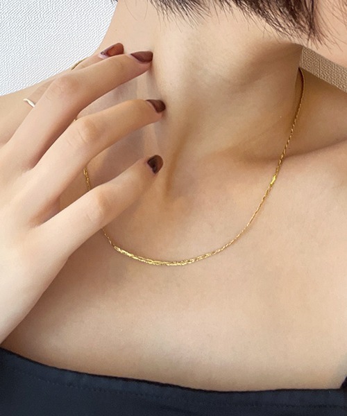 SEN TOKYO(セントーキョー)の「金属アレルギー対応 ニュアンスデザイン マルチパターン サージカルステンレス ネックレス(ネックレス・レディース・シルバー系その他2/ゴールド系その他5/シルバー系その他3/ゴールド系その他6/シルバー/ゴールド系その他3/ゴールド/ゴールド系その他4/ゴールド系その他2/シルバー系その他6/シルバー系その他5/ゴールド系その他/シルバー系その他4/シルバー系その他・FREE)」の18枚目の写真