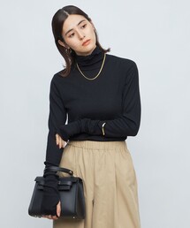 NOLLEY’S | MY STANDARDウォッシャブルリブタートル(Tシャツ/カットソー)