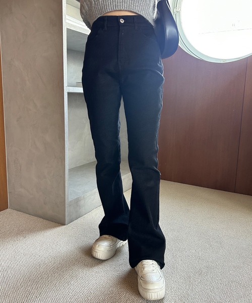 one after another NICE CLAUP(ワンアフターアナザーナイスクラップ)の「スカートセットデニムパンツ/マルチウェイ(デニムパンツ・レディース・ブラック/ネイビー・MEDIUM/SMALL)」の12枚目の写真