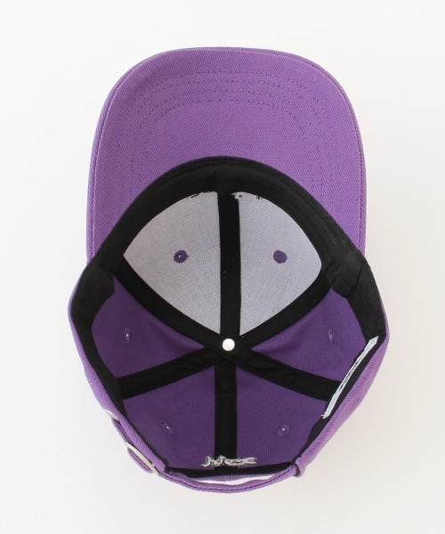 X-girl Stages（エックスガールステージス）の「ミルズロゴキャップ（キャップ・キッズ・ベージュ/ラベンダー/ブラック・S(48-52cm)/M(52-56cm)）」の7枚目の写真