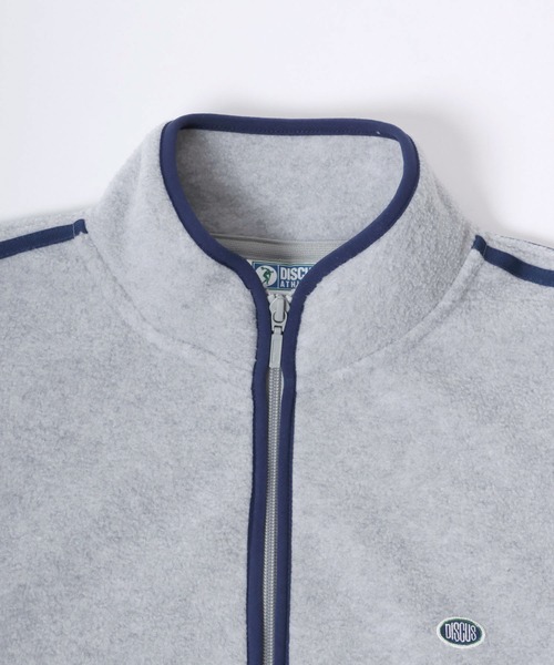 DISCUS（ディスカス）の「DISCUS/ディスカス オーバーサイズ フリーススウェット ワンポイントロゴ刺繍 ハーフジップ スナップボタン アノラック トップス レディース メンズ（スウェット・レディース・ベージュ系その他/レッド/オートミール/ブルー/オフホワイト/グレイッシュブルー/ブラック/ブラック系その他・XL/M/L）」の10枚目の写真