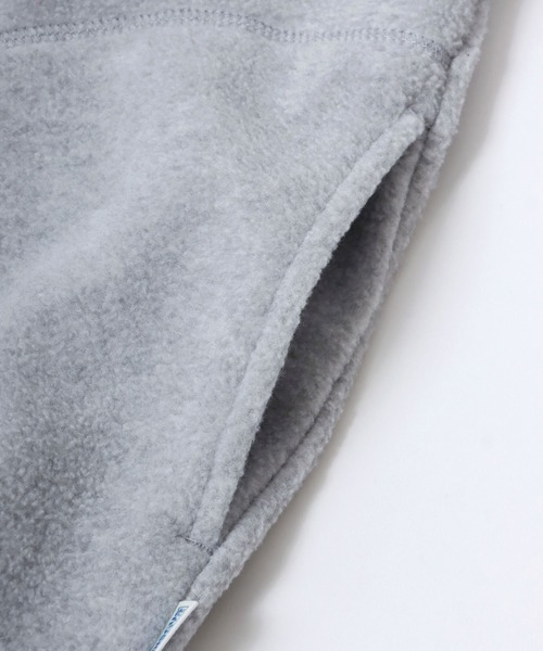 DISCUS（ディスカス）の「DISCUS/ディスカス オーバーサイズ フリーススウェット ワンポイントロゴ刺繍 ハーフジップ スナップボタン アノラック トップス レディース メンズ（スウェット・レディース・ベージュ系その他/レッド/オートミール/ブルー/オフホワイト/グレイッシュブルー/ブラック/ブラック系その他・XL/M/L）」の19枚目の写真