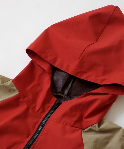 antiqua（アンティカ）の「撥水配色ジップフーディー（パーカー・レディース・カーキ/ブラック・FREE）」の9枚目の写真