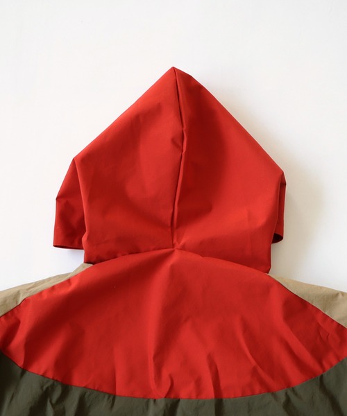 antiqua（アンティカ）の「撥水配色ジップフーディー（パーカー・レディース・カーキ/ブラック・FREE）」の10枚目の写真