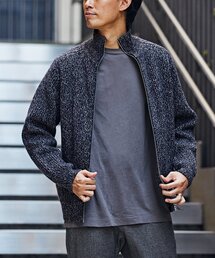 EDIFICE | 【ZEGNA BARUFFA / ゼニアバルファ】メランジ ドライバーズニット(ニット/セーター)