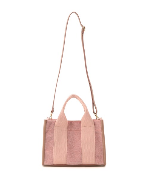 ROPE' PICNIC（ロペピクニック）の「ホースヘア風ミニスクエアトート＆ショルダーバッグ（トートバッグ・レディース・ピンク/グレー/ブラック系その他・FREE）」の6枚目の写真