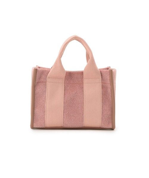 ROPE' PICNIC（ロペピクニック）の「ホースヘア風ミニスクエアトート＆ショルダーバッグ（トートバッグ・レディース・ピンク/グレー/ブラック系その他・FREE）」の7枚目の写真