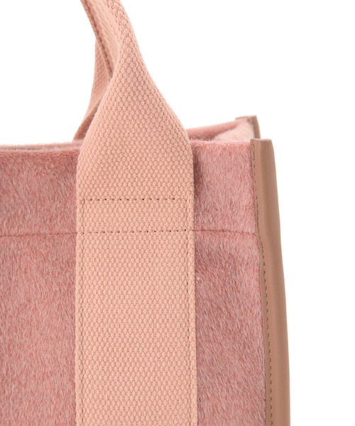 ROPE' PICNIC（ロペピクニック）の「ホースヘア風ミニスクエアトート＆ショルダーバッグ（トートバッグ・レディース・ピンク/グレー/ブラック系その他・FREE）」の10枚目の写真