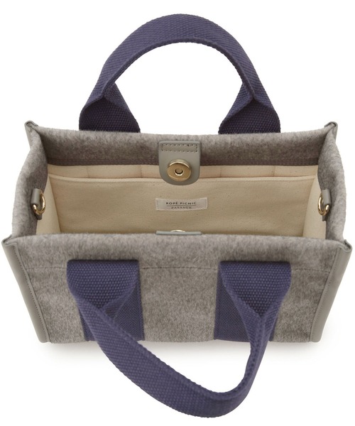 ROPE' PICNIC（ロペピクニック）の「ホースヘア風ミニスクエアトート＆ショルダーバッグ（トートバッグ・レディース・ピンク/グレー/ブラック系その他・FREE）」の18枚目の写真