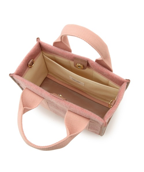 ROPE' PICNIC（ロペピクニック）の「ホースヘア風ミニスクエアトート＆ショルダーバッグ（トートバッグ・レディース・ピンク/グレー/ブラック系その他・FREE）」の19枚目の写真